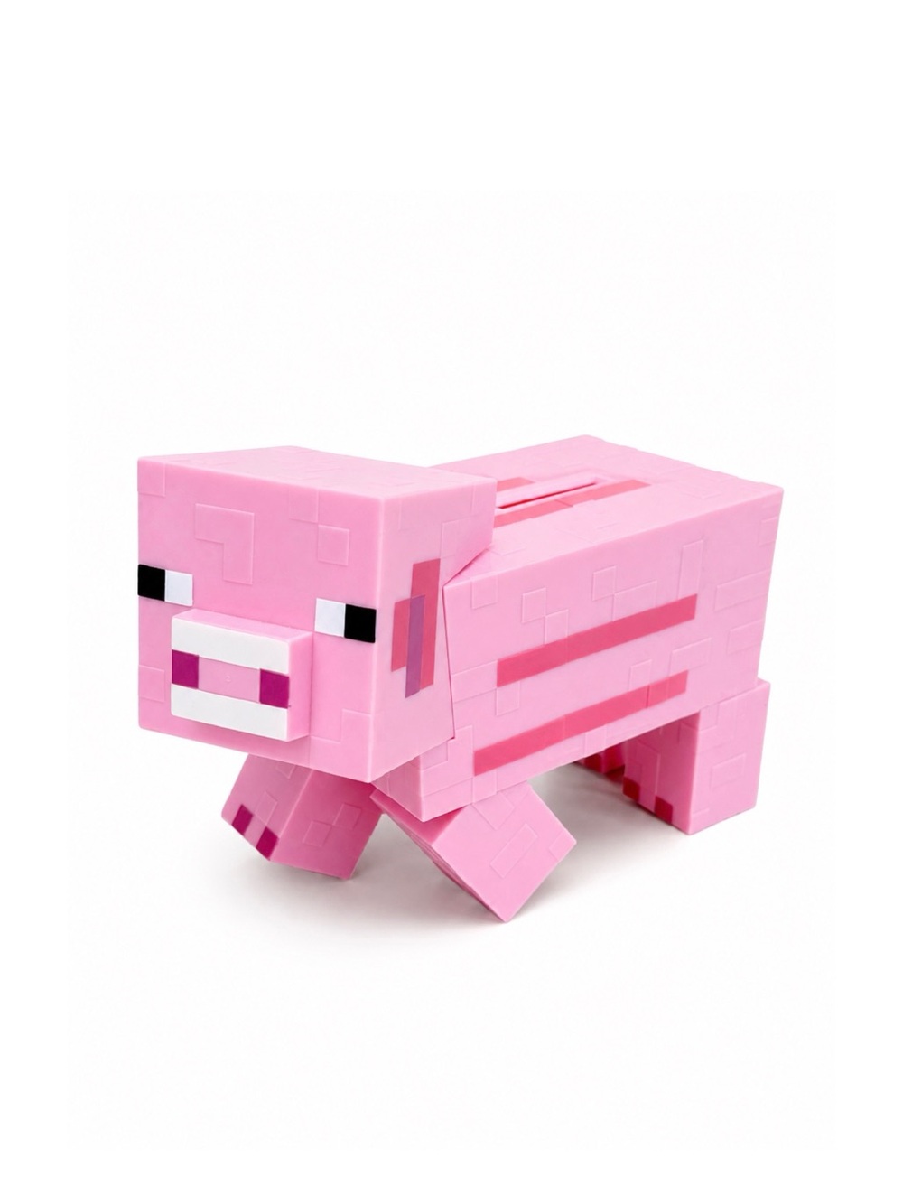 Minecraft Pink Pig Coin Bank